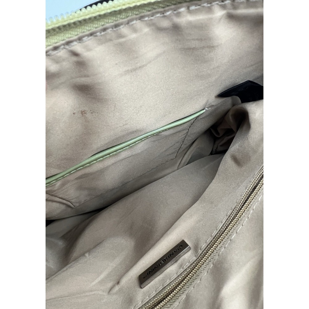 Giani Bernini Genuine Leather Green Crossbody Purse - Picture 5 of 12